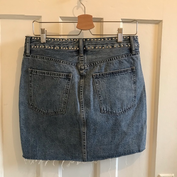 Pistola denim skirt with studs - Picture 6 of 6